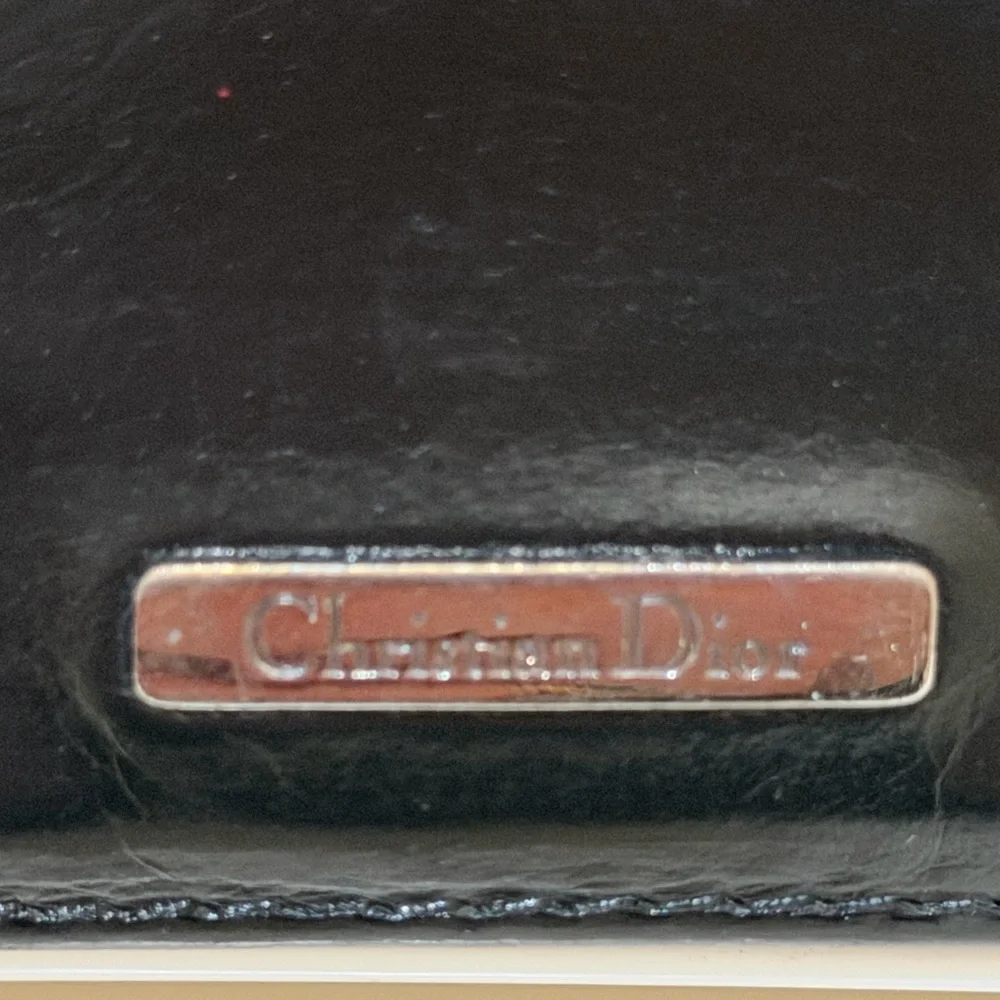 Christian Dior Black Leather Men’s Bifold Wallet